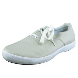 Grasshopper  Women Sneaker Shoes Beige Fabric Lace Up Size 11 Medium